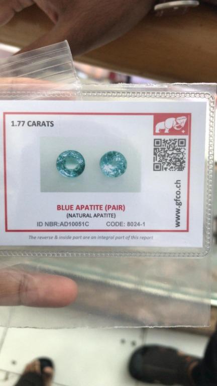 Paraiba Tone Apatite 18k Rose Gold Earrings