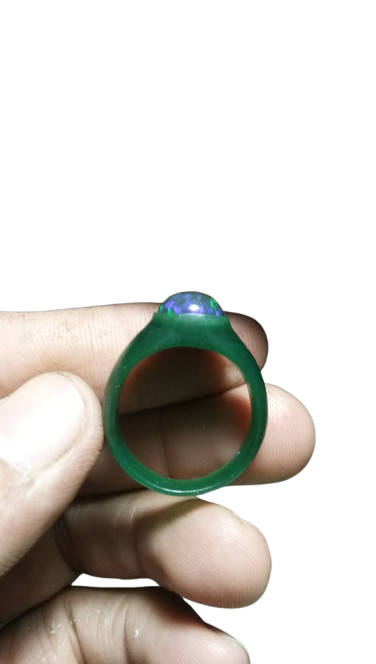 Marvelous Black Opal Ring