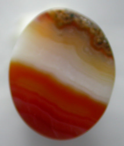 Natural Orange Band Agate 4BAG133