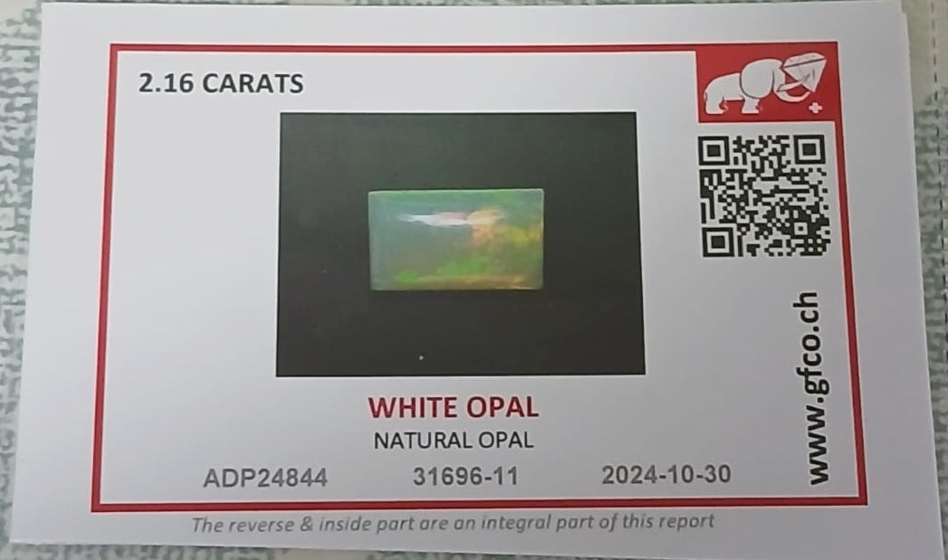 Natural Certified Opal 2.16cts OP38