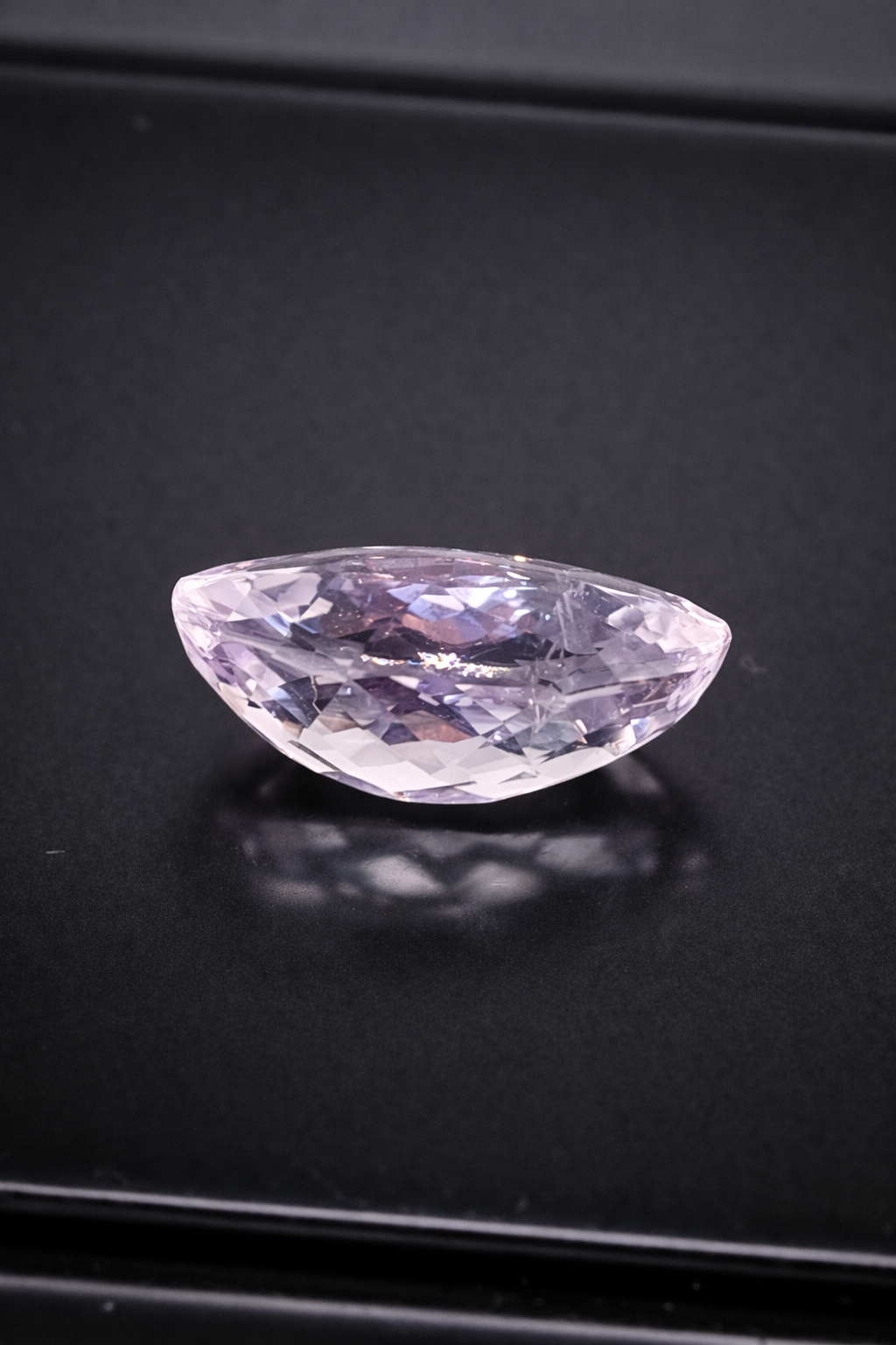Soft Blush Marquise Kunzite – Precision Cut Lavender KZ01 8.40cts