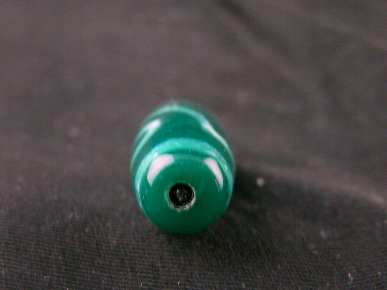Authentic Natural Tibetan Dzi 2 Eyed Bead DB221