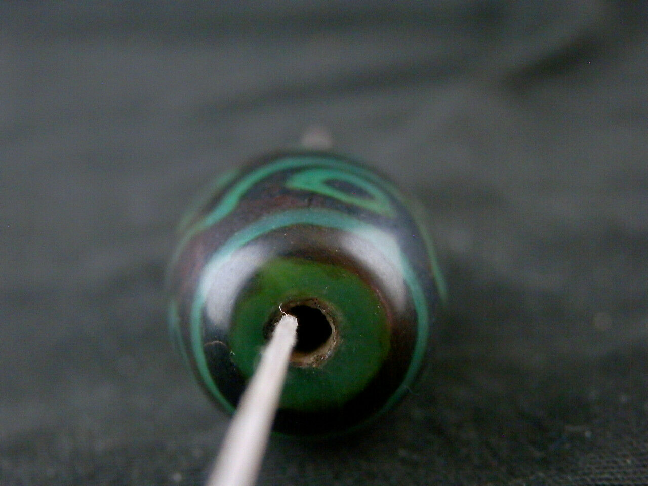 Authentic Natural Large Tibetan Old Dzi 21Eyed Bead