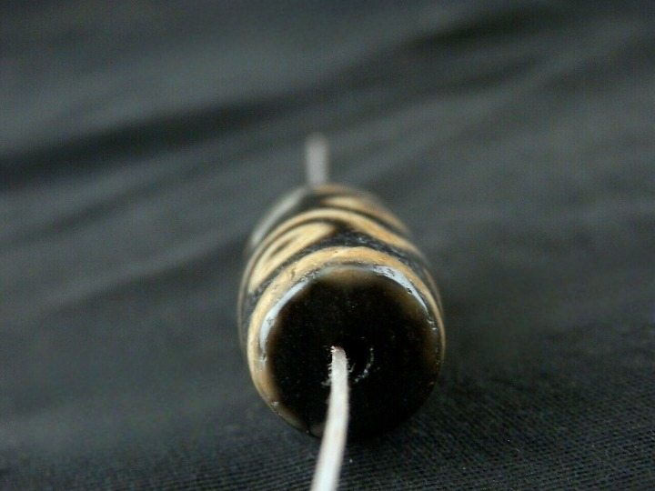 Authentic Natural Tibetan Dzi 15Eyed Bead DB276