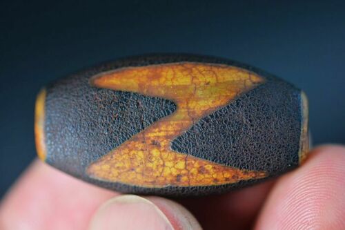 Authentic Natural Tibetan Dzi 5 Eyed Bead DB287