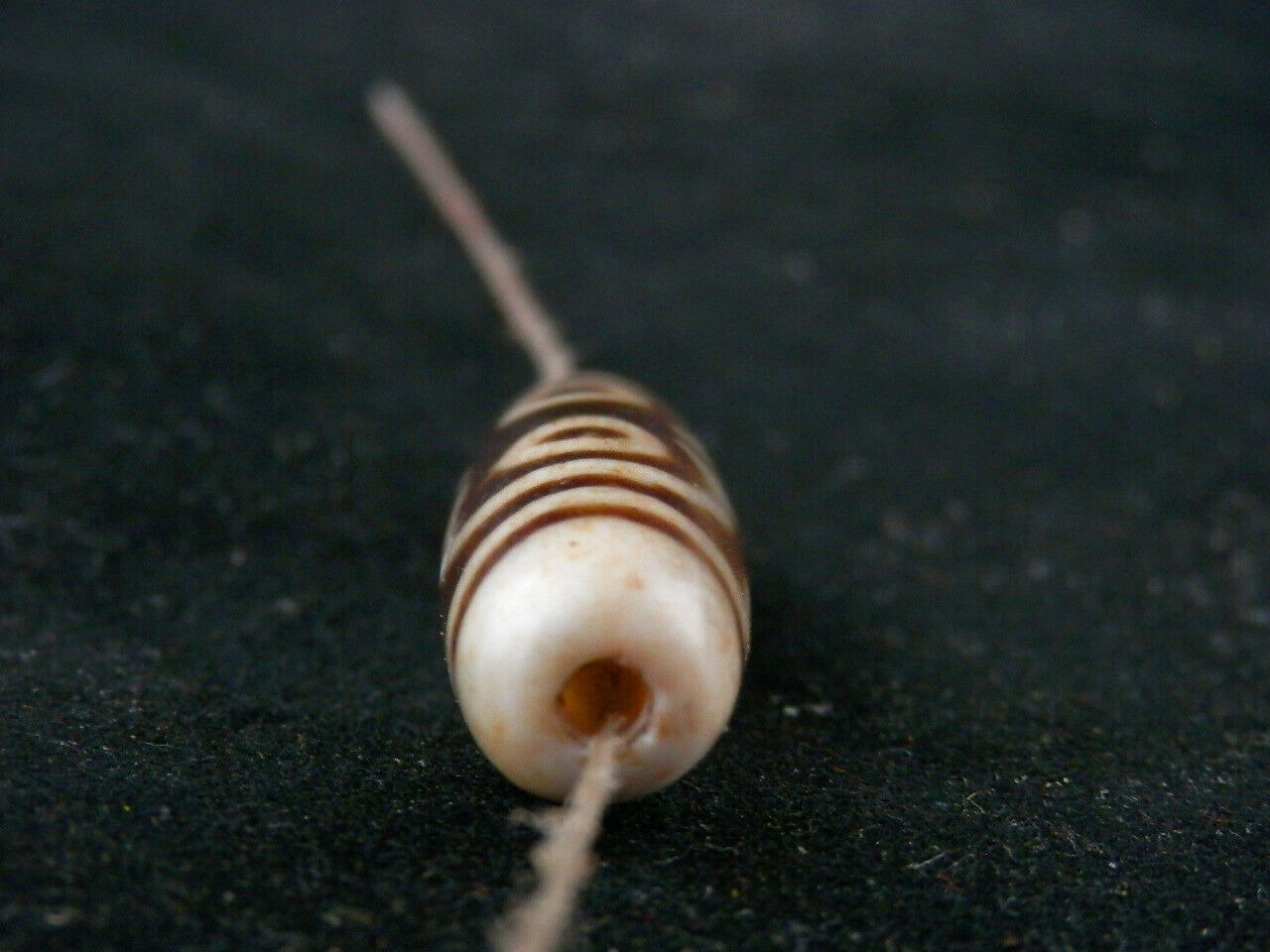 Authentic Natural Tibetan Dzi 4 Eyed Bead DB299