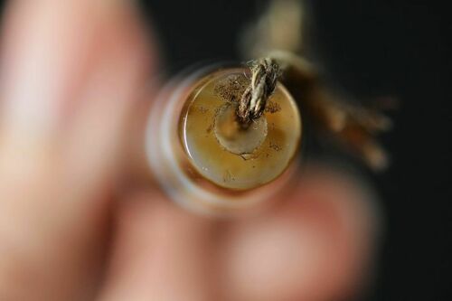 Authentic Natural Tibetan Dzi 5 Eyed Bead DB309