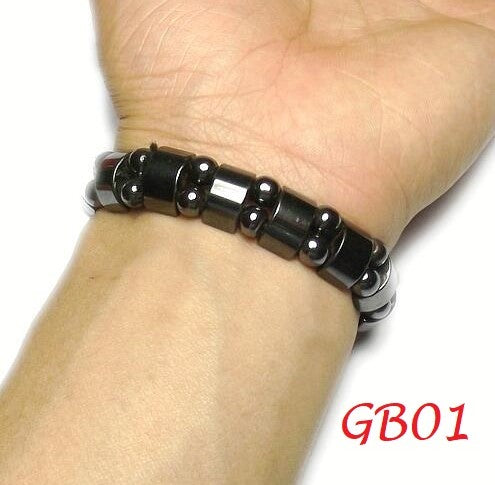 NATURAL JET BRACELET (12MM)