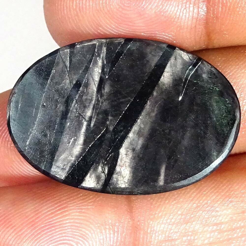 Natural HYPERSTHENE Stone Oval Cabochon Loose Gemstone