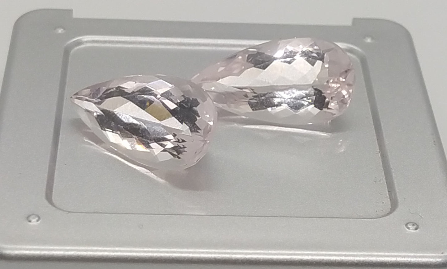 Natural Certified Pair Morganite: Cherry Blossom Jewels 9.91 & 9.31cts- NA13 (24)