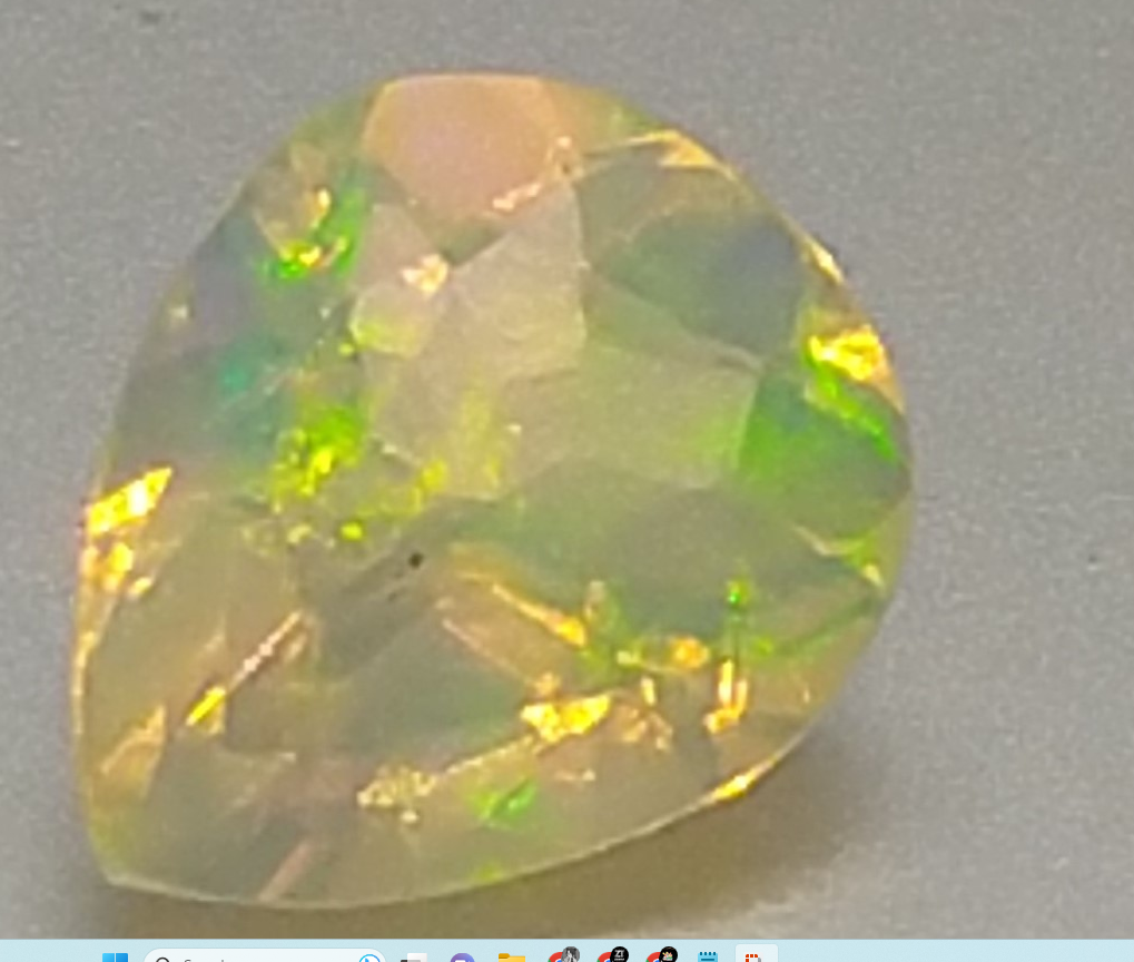 2.05ct Top Play of Color Natural Ethiopian Opal Gemstone