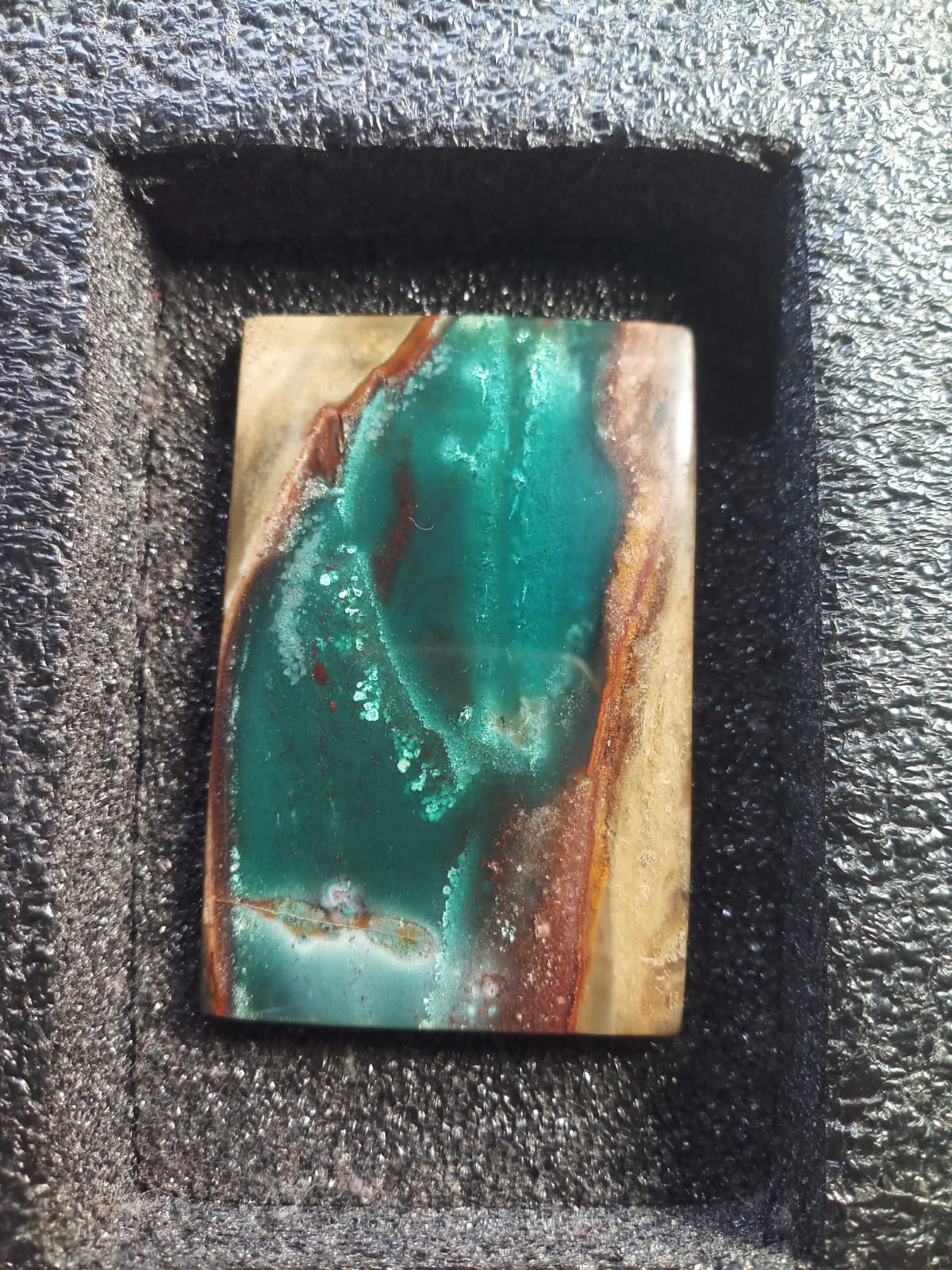 Natural Premium Indonesia Blue Petrified Opal: Blue Genesis Monolith 211.7cts- BP03 (24)