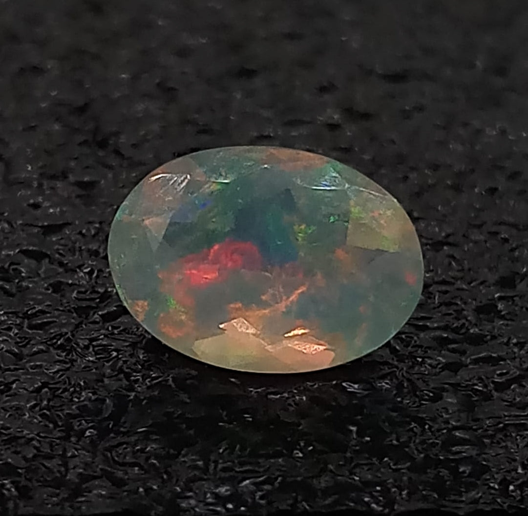 Natural Certified White Opal: Opaline Nebula 2.97cts- WO15 (24)