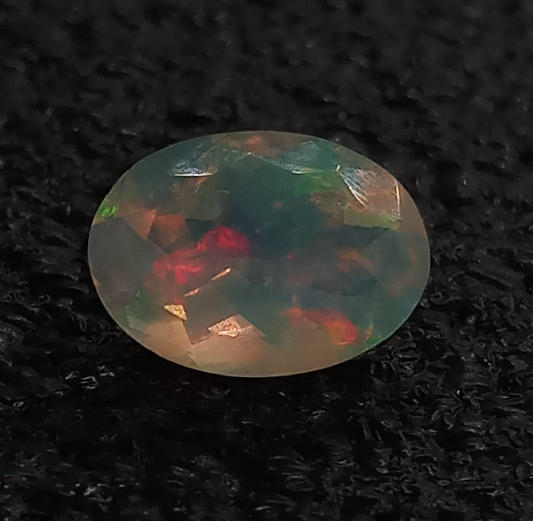 Natural Certified White Opal: Opaline Nebula 2.97cts- WO15 (24)