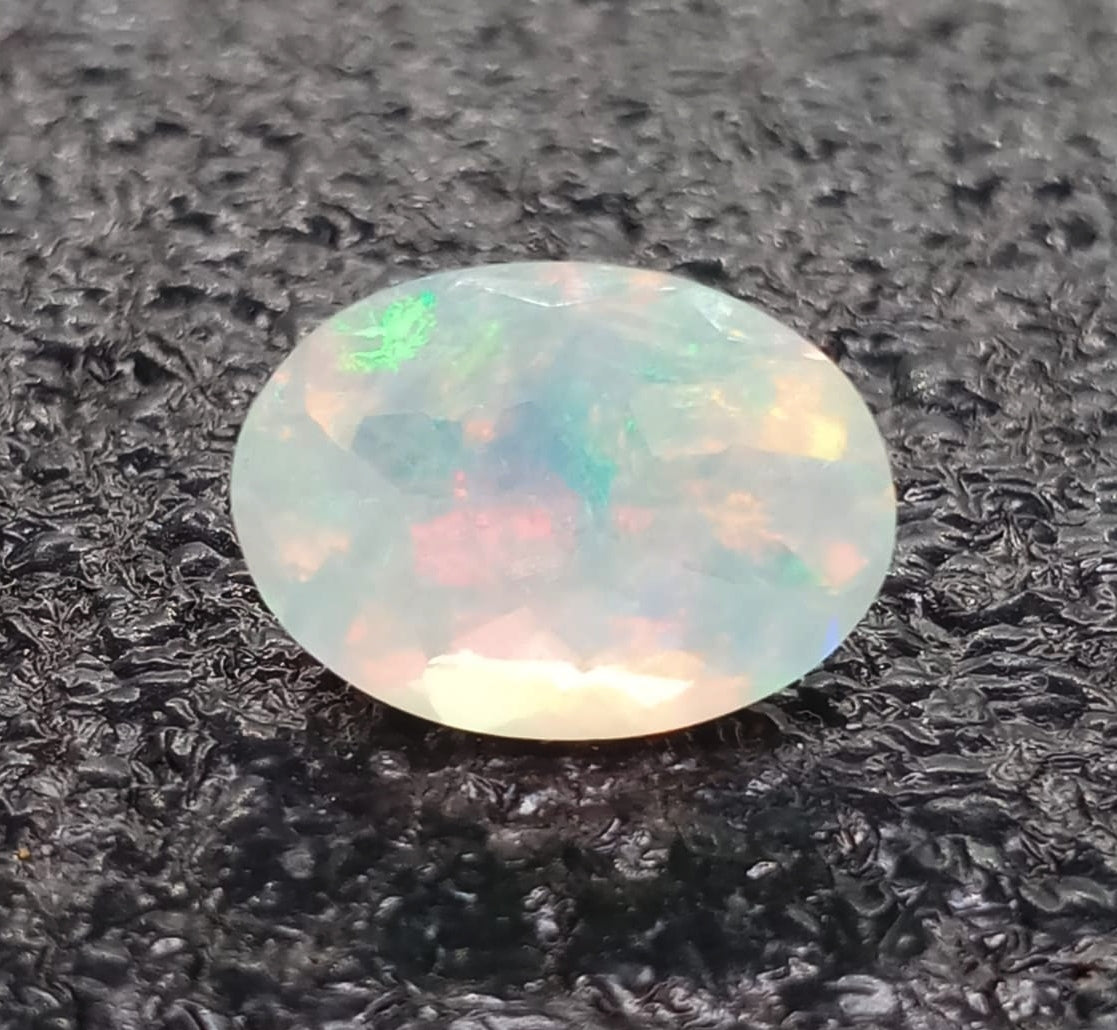 Natural Certified White Opal: Opaline Nebula 2.97cts- WO15 (24)