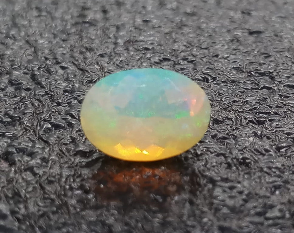 Natural Certified White Opal: Opaline Glacial Glow 2.49cts- WO12 (24)