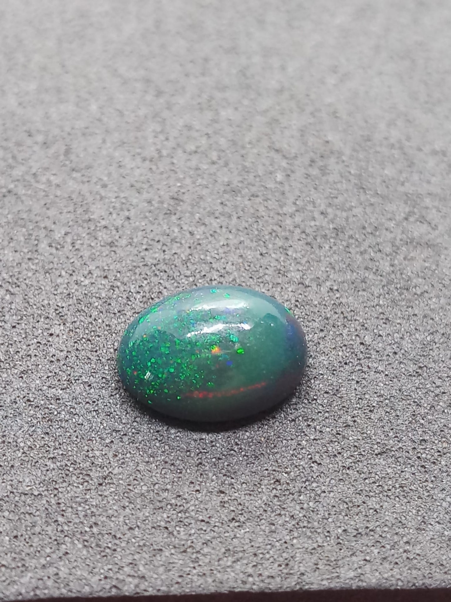 Natural Black Opal: Green Aurora 3.2cts- BO15 (24)