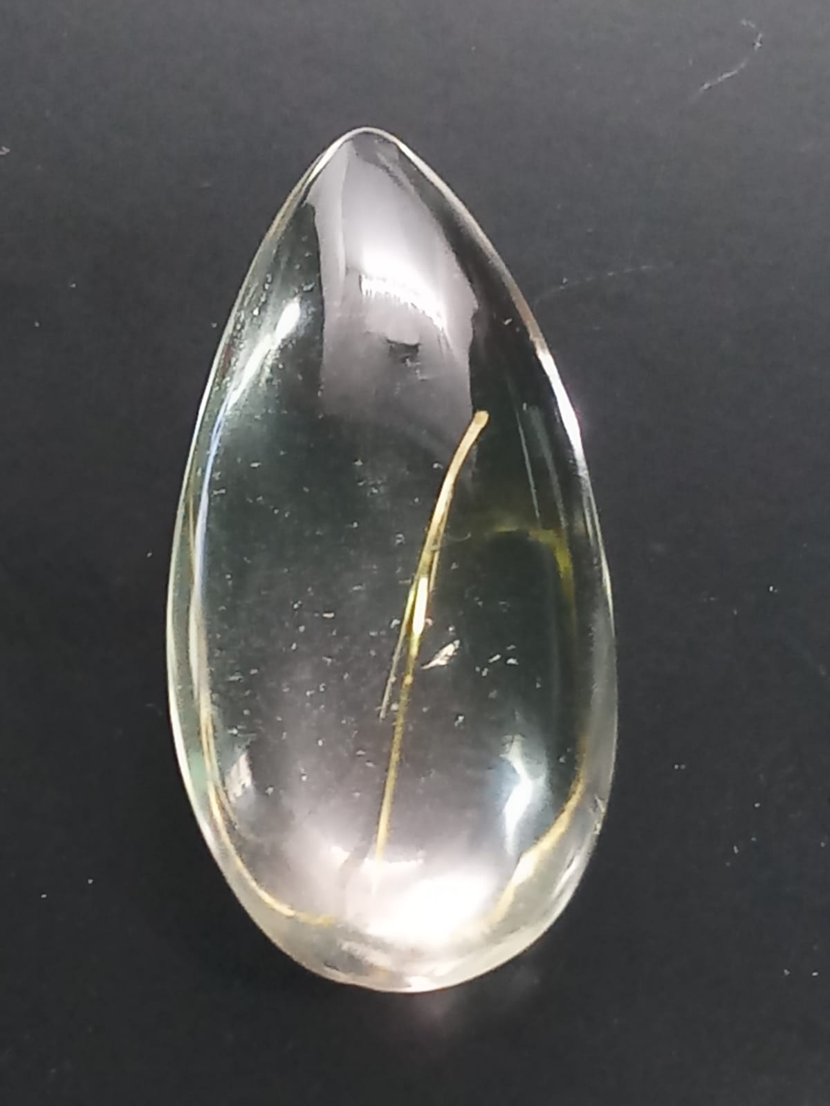 Natural Rutilated Quartz: Gold Vein Essence 19.6cts- RQT07 (24)