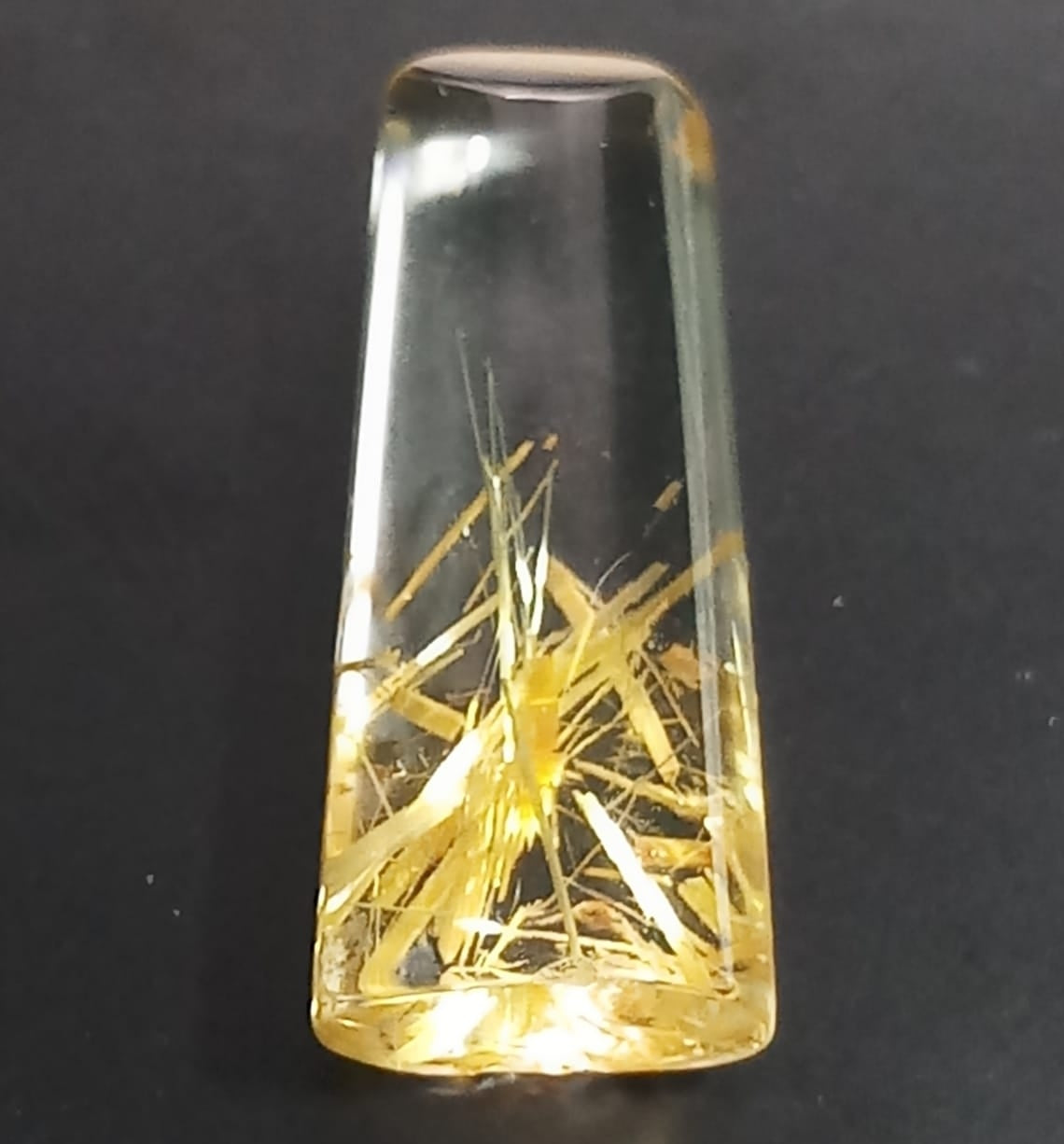 Natural Golden Rutilated Quartz: Sunthread Aura 10.10cts- RQT11 (24)