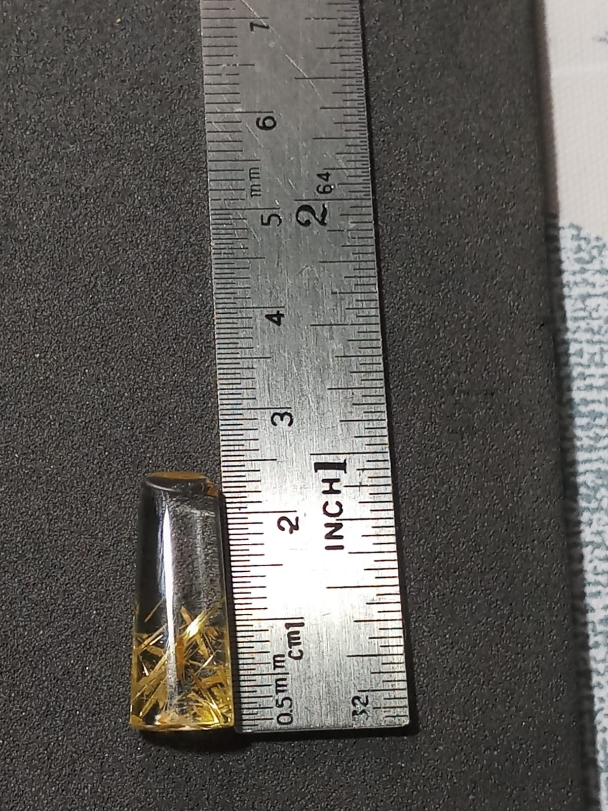 Natural Golden Rutilated Quartz: Sunthread Aura 10.10cts- RQT11 (24)