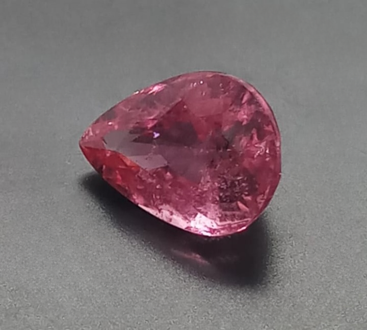 Natural Certified Pear Shaped Tourmaline: HaloTint Jewel 1.91cts- TO03 (24)