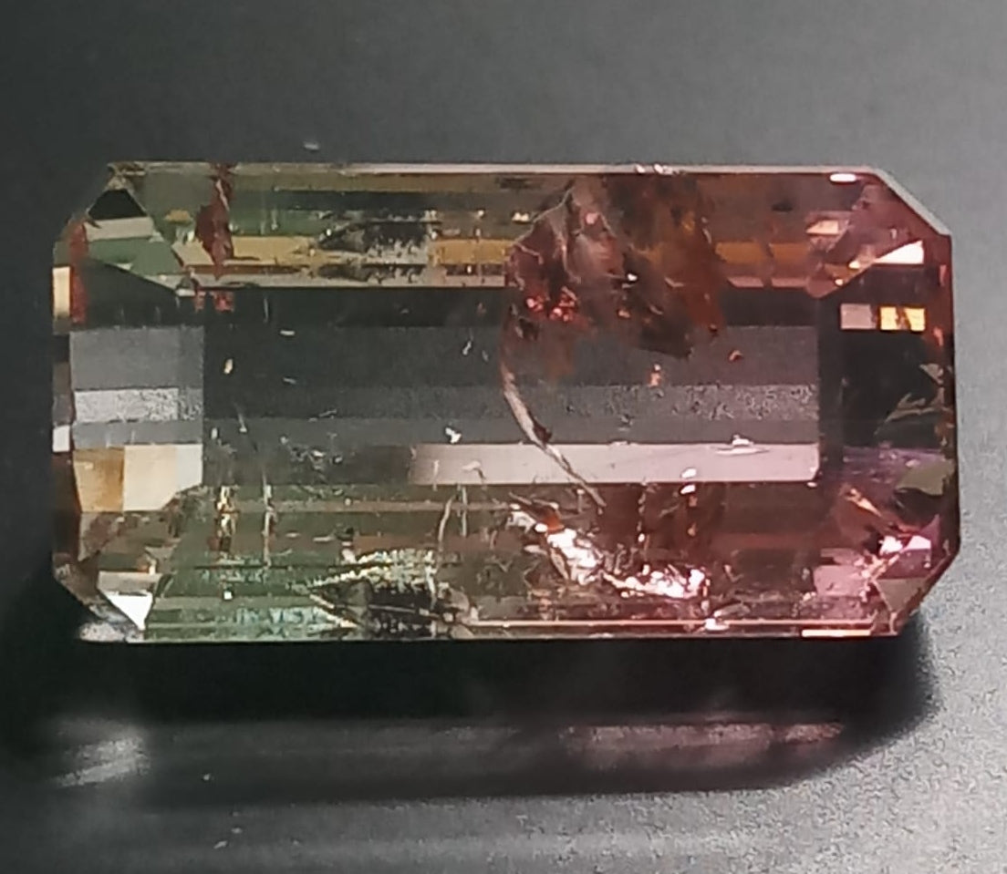 Natural Certified Watermelon Bi-Color Tourmaline: Verde Fusion 13.38cts- BT02 (24)