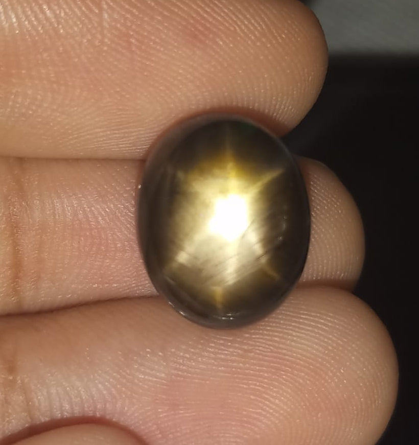Natural Black Star Sapphire: Shadow Veil 15.42cts- BSS101 (24)