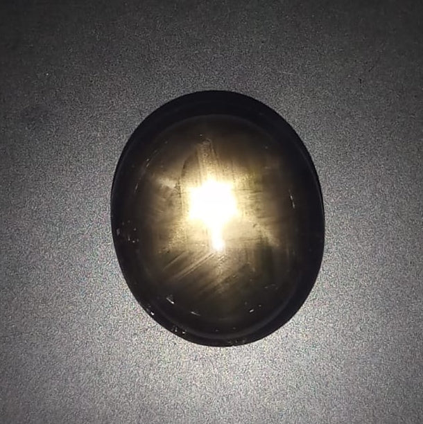 Natural Black Star Sapphire: Stellar Shadows 26.75cts- BSS102 (24)