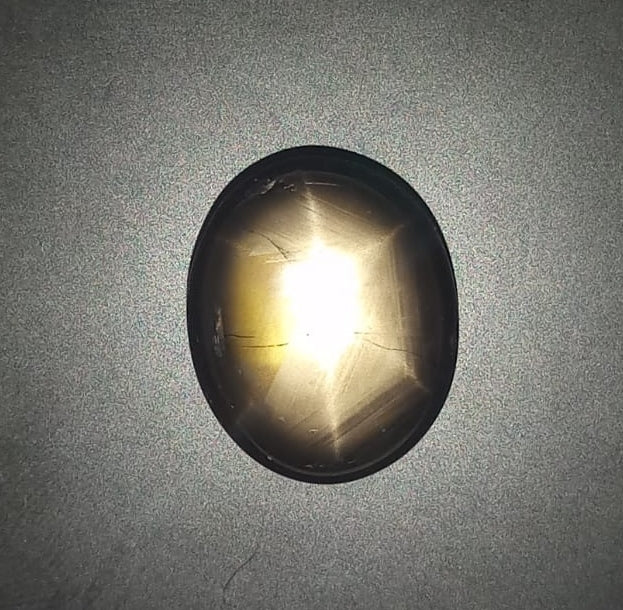 Natural Black Star Sapphire: Galactic Gleam 29.64cts- BSS106 (24)