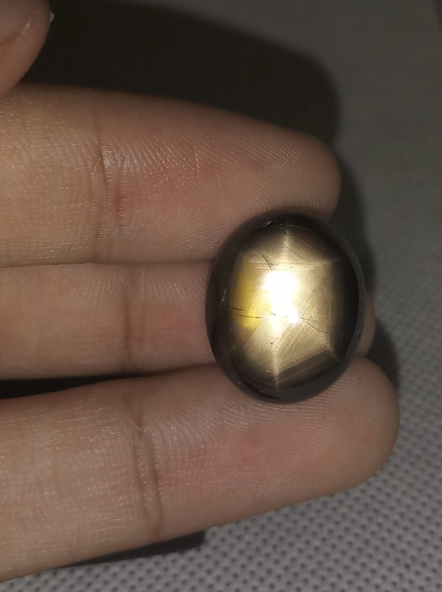 Natural Black Star Sapphire: Galactic Gleam 29.64cts- BSS106 (24)