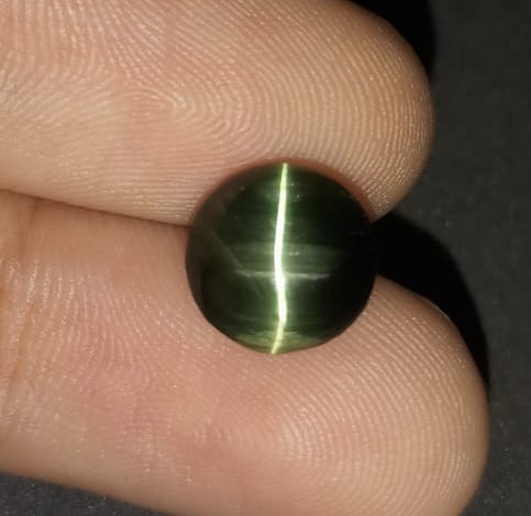 Natural Tourmaline Catseye: Meadow Whisper 3.3cts- TC07 (24)