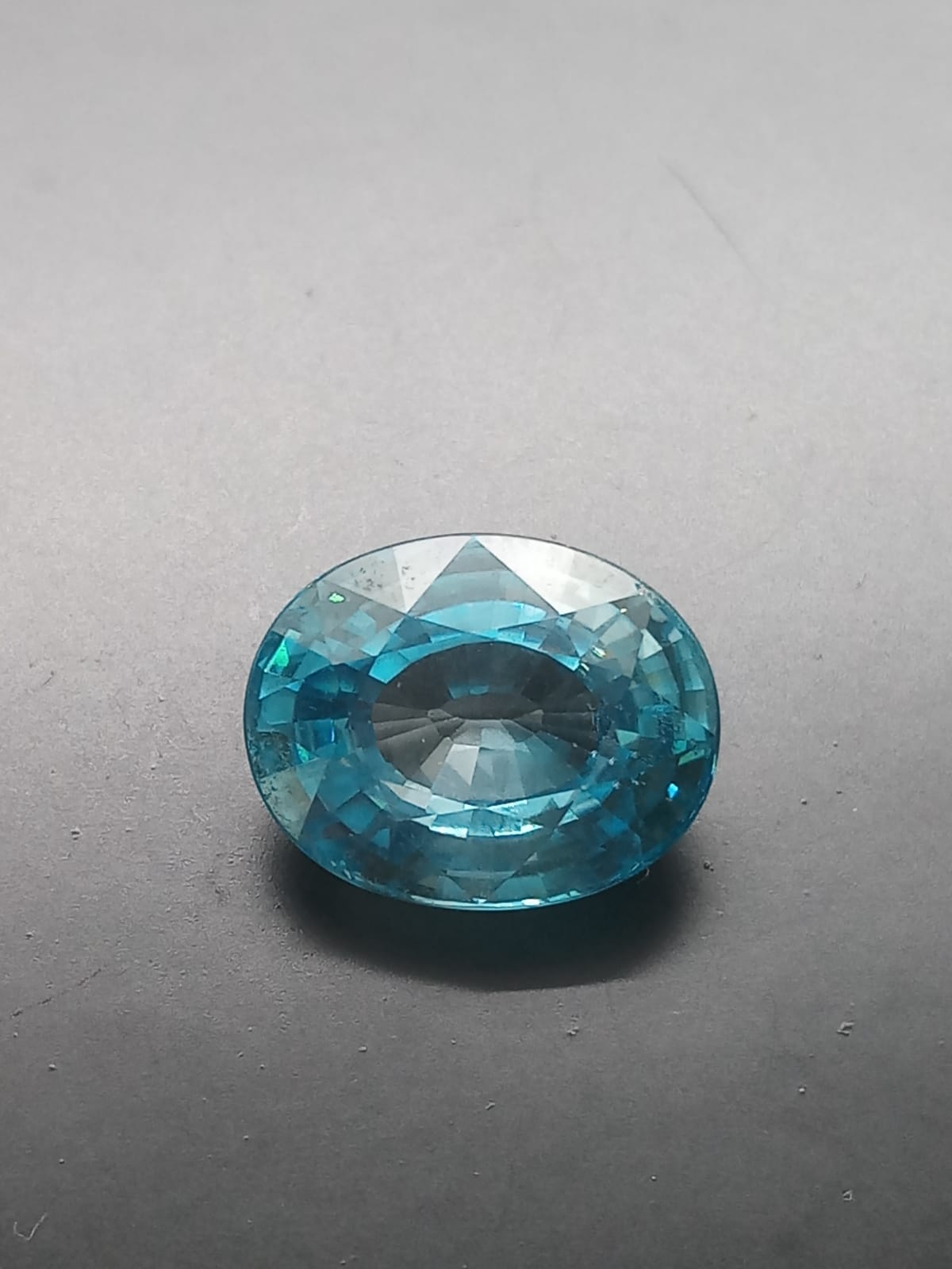 Natural Blue Zircon: Celestine Bluebeam 6.8cts- ZR03 (24)