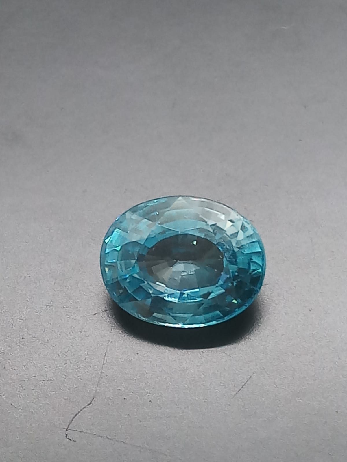 Natural Blue Zircon: Celestine Bluebeam 6.8cts- ZR03 (24)