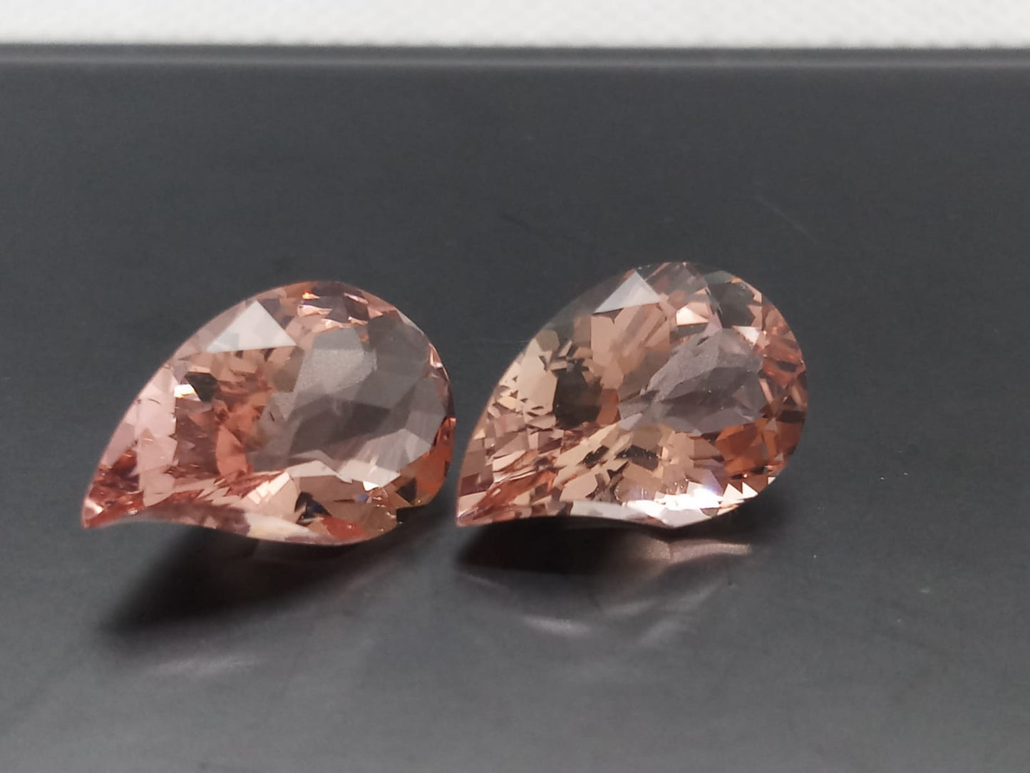 Natural Certified Pair Morganite: Peach Blossom Embrace 9.40cts- MORG2 (24)