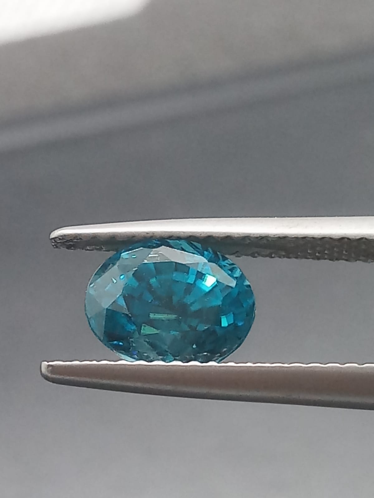 Natural Certified Blue Zircon: Oceanic Gem 5.59cts- ZR15 (24)