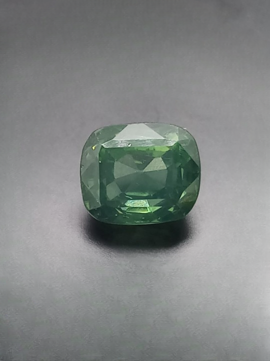 Natural Certfied Green Zircon: Green Perfection 4.92cts- ZR119
