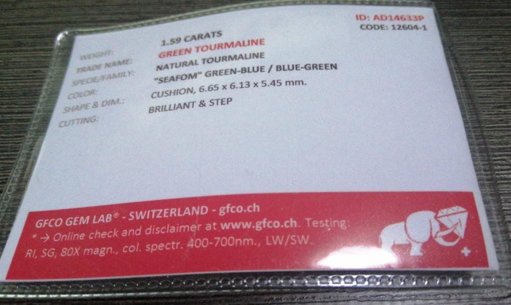 Enchanting 1.59 CTS Sea Foam Tourmaline Ring – with Split Shank Design.