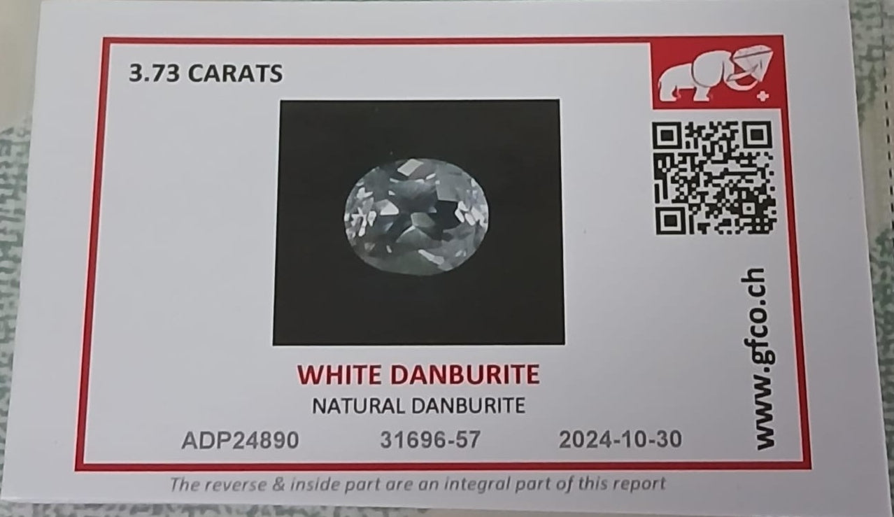 Natural Certified Danburite: Ethereal Glow 3.73cts- DA06 (24)