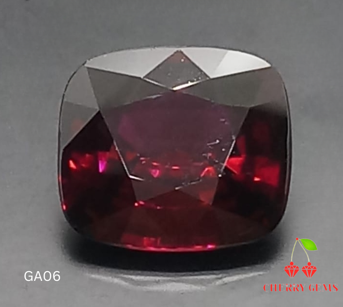 Natural Certified Rhodolite Grape Garnet: Garnet Glint 9.09cts- GA06 (24)