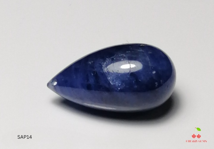 Natural Certified Blue Pear Sapphire: Blue Harmony 15.28cts- SAP14 (24)