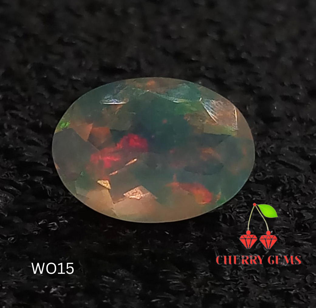 Natural Certified White Opal: Opaline Nebula 2.97cts- WO15 (24)