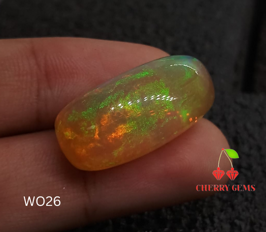 Natural Certified White Opal: Purity’s Radiance 23.3cts- WO26 (24)