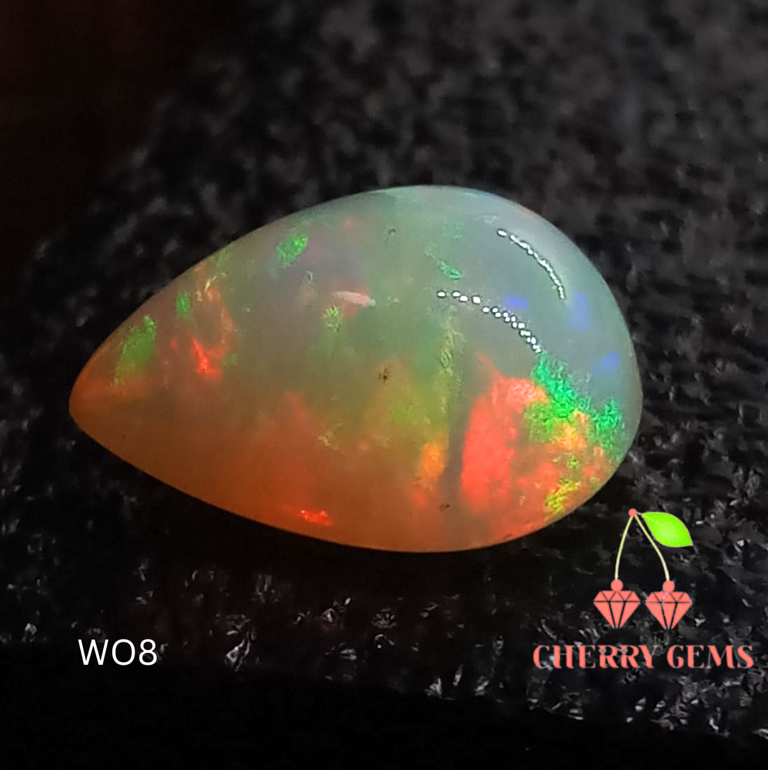 Natural Certified White Opal: Opulent Opalescence 8.78cts- WO8 (24)