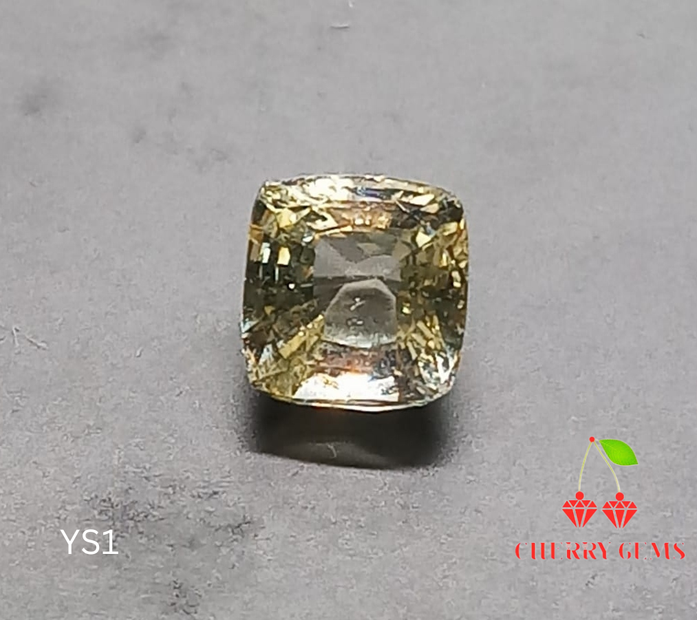 Natural Unheated Yellow Sapphire: Golden Sunburst 3.12cts- YS1 (24)