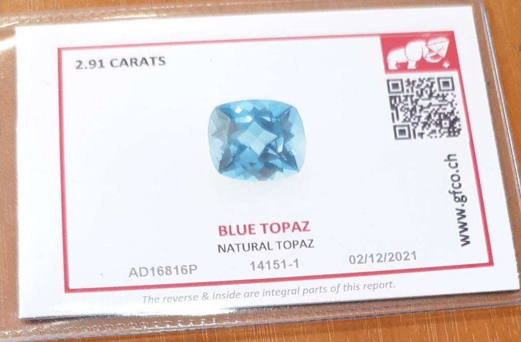 Twin Shank 925 London Blue Topaz Ring