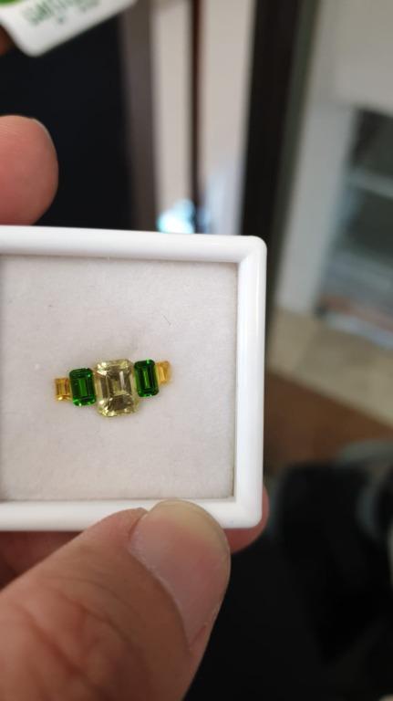 Radiant Natural Sri Lankan Chrysoberyl Lemon Ring – A Sparkling Gem of Sunshine