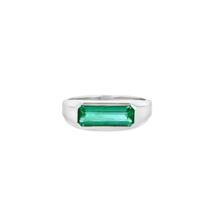 Emerald Baguette Luxe Ring