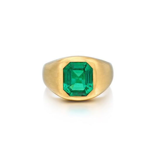 Emerald Radiance Bombe Ring