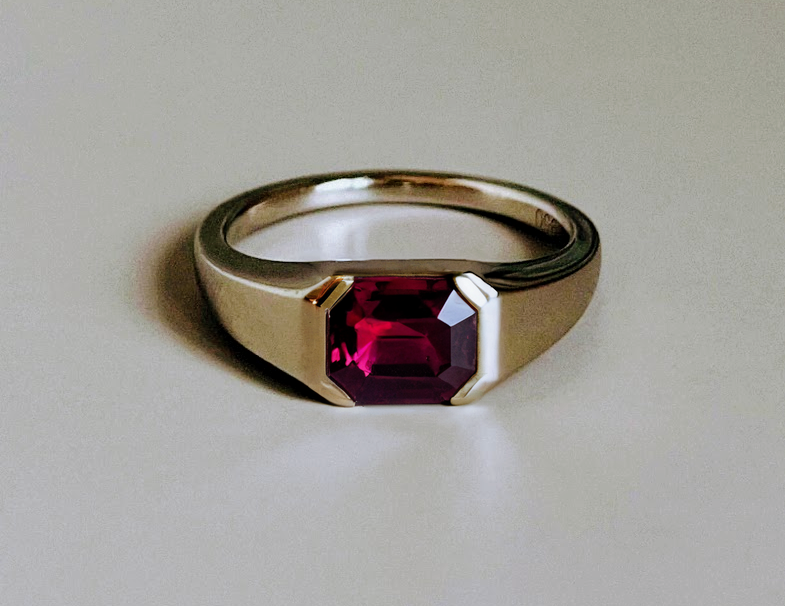 Glamorous  Ruby Ring