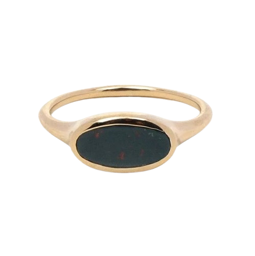 Modern Elegance Bloodstone Ring